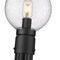 Z-Lite Laurent Outdoor Post Mounted Fixture, 1-Light, 10 In.W x 105.5 In.H, Black/Clear Seedy 599PHM-519P-BK - alternate 2